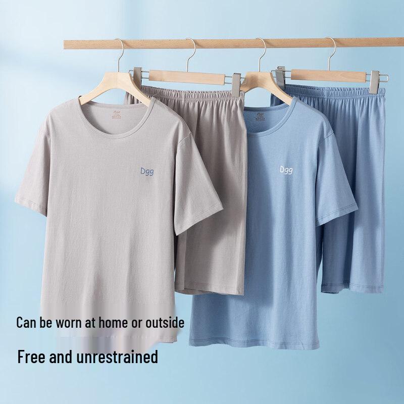 DingGuagua Boys' Plus Size Short-Sleeve Pajama Set