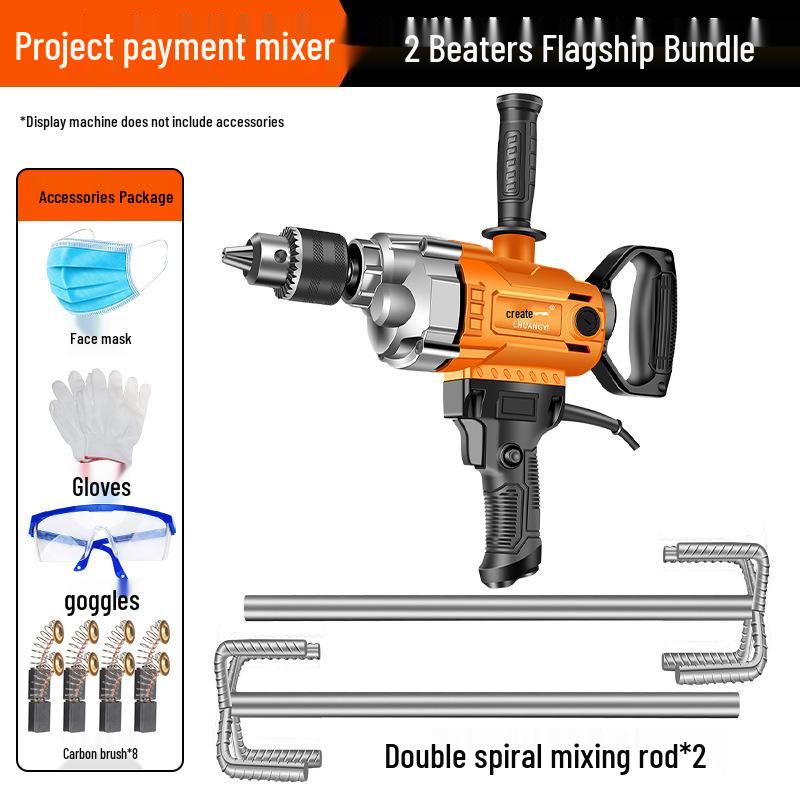 Chuangyi High Power Multi-Purpose Mixer for Paint, Cement, Putty, and Mortar