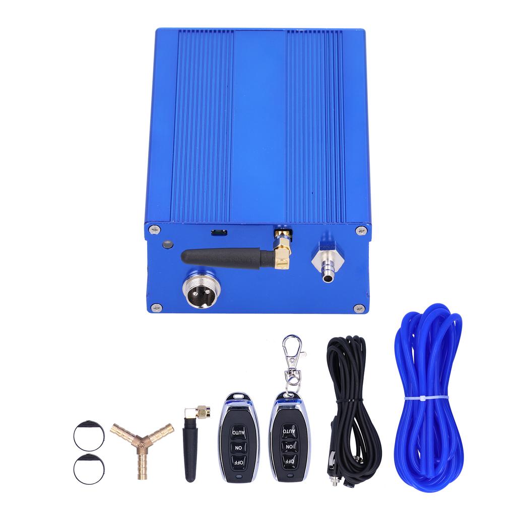 Kit valvola di scarico auto con telecomando elettrico, dispositivo di controllo del vuoto, componenti automobilistici blu