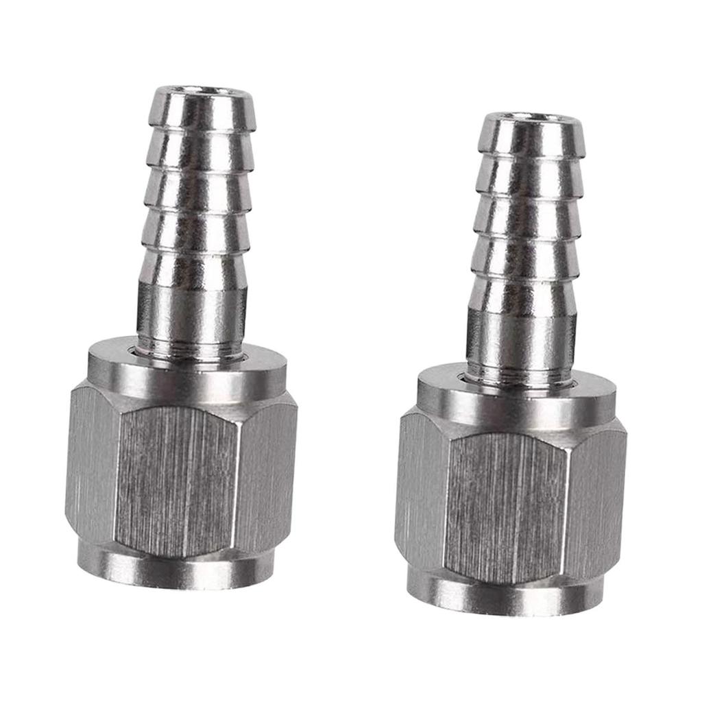 Hose Barb Fitting Easy Installation Stainless Steel Coupler for Fuel 1 4