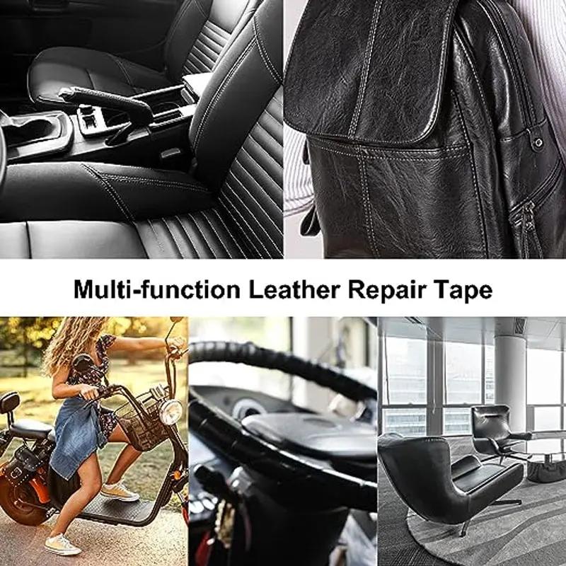 Car Seats Furniture Bags Repair Sticky Repair Patches Self-Adhesive Leather PU Leather Fabric Stickers for Auto Car Accessorise