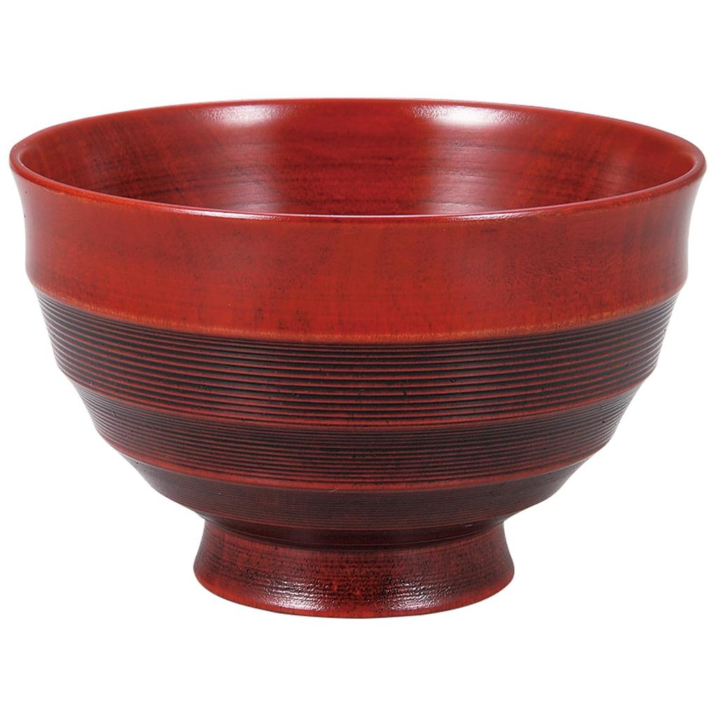 Maeju Lacquerware Wooden 3.8cm Soup Bowl Set, Cherry Blossom Design, Miyatsune, 8A-515