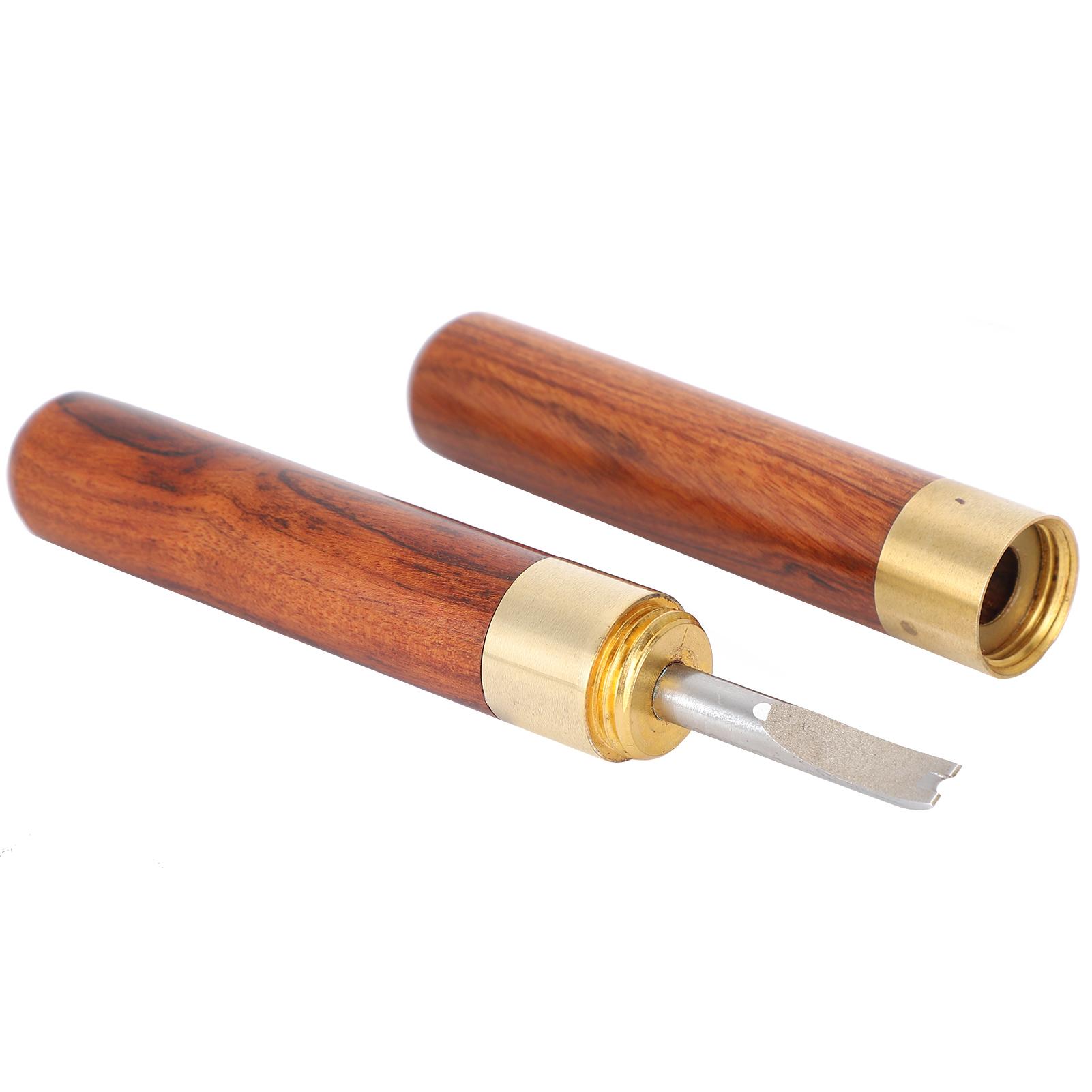 

Edge Leather Beveler Sandalwood Edger DIY Beveling Exterior Finishing Craft Cutting Tool 2.0mm
