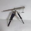 Handmade Brass Spyglass Telescope Chrome Finish, 38.1 Cm Wooden Tripod Home Office Decoration Gifting