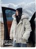 Goose down cotton jacket short Canadian bomber jacket men and women couple parka