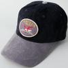 AVIREX Corduroy Military Low Military Baseball Black Cap, Cap, Men's, Fall/Winter, AIRFORCES,