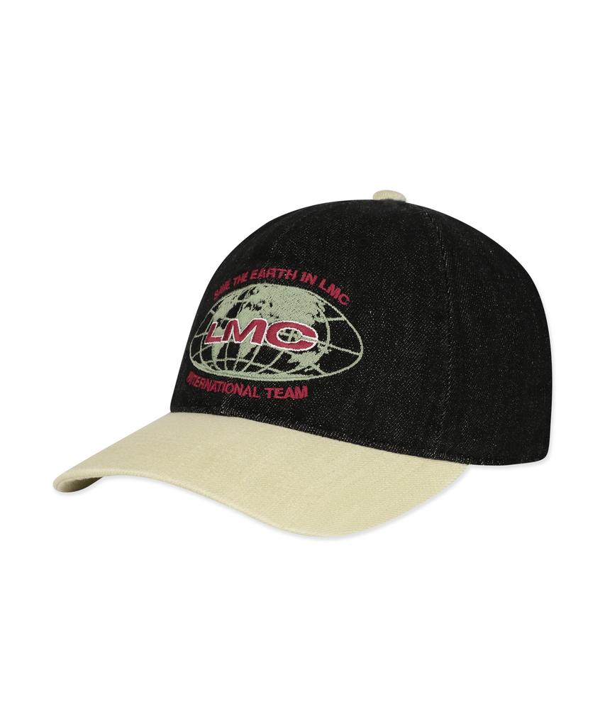 LMC Earth Logo Vintage Denim Cap Black