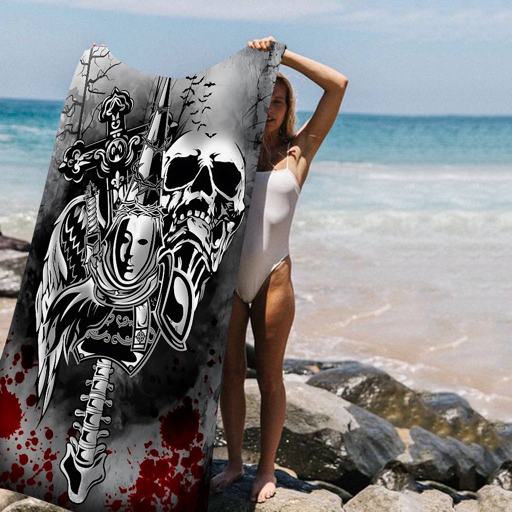

Blasphemous Game Microfiber Beach Towel Absorbent Quick dry Soft Yoga Swimming Resort Mountain Climbing Towel W40*H60(CM)