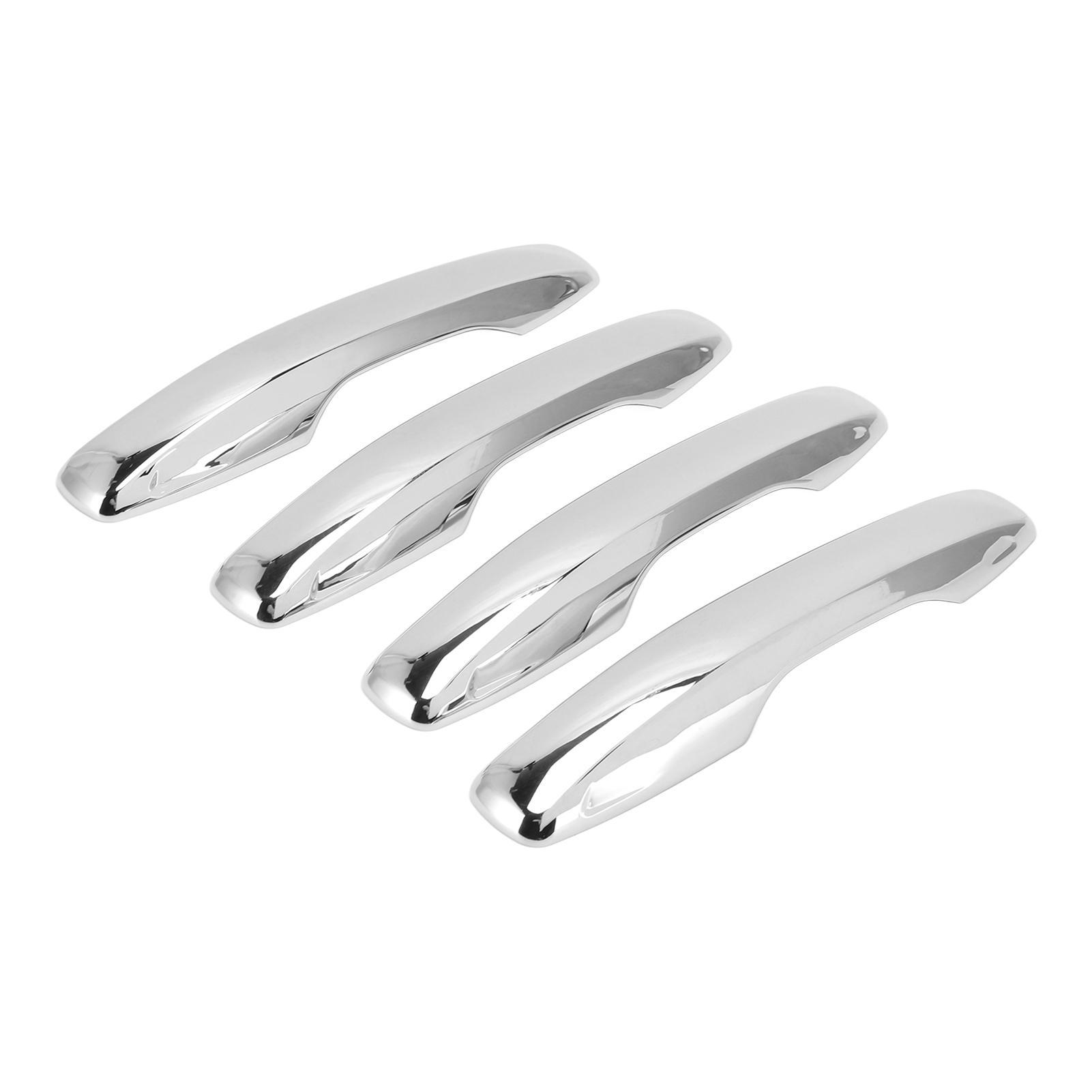 

4pcs Exterior Door Handle Cover Trim Silver ABS Outer Door Handle Decoration Replacement for XC60 2018‑2021