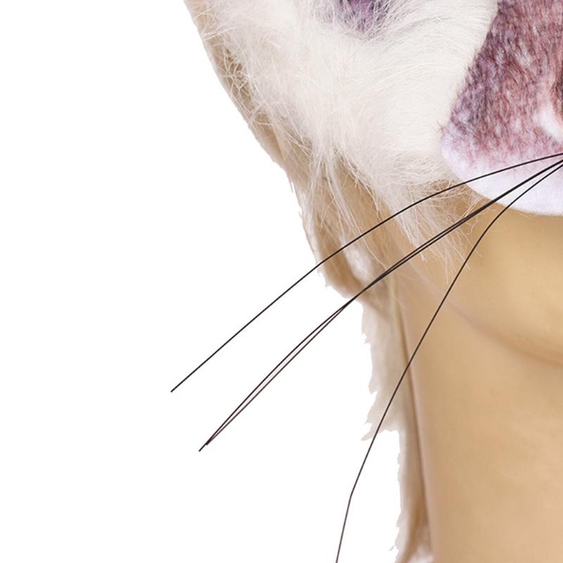 Lovely Halloween Mask Realistic Animal Face Mask Cover Cosplay Costumes Props Masked Ball Party Gifts for Adults Kids