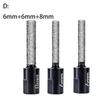 2/3/4/ 5 Pc /set Dry Diamond Drilling Bit Tile Cutter Marble Drill Bit M10 Thread Brazed Hole Opener Angle Grinder Tool
