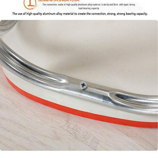 Compact Round Four-Legged Stool for Home, Study, Fishing, Restaurant, or Low-Seating Needs