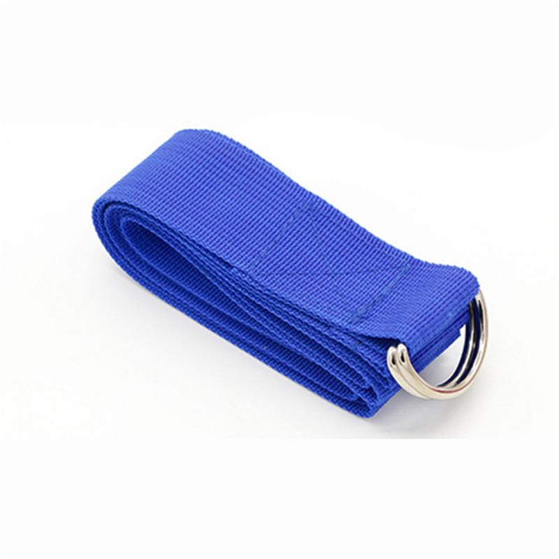 

Clearance Sale Pure Cotton Yoga Strap Extra Thick - Non-Elastic Resistance Band, Heavy Duty Stretching Belt for Flexibility & Fitness Training синий