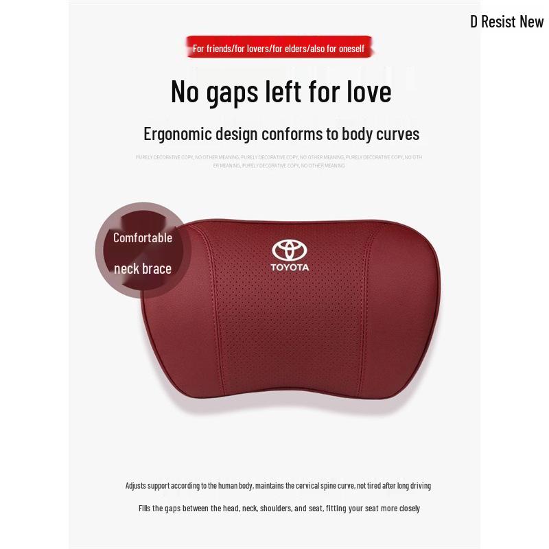 Toyota Headrest Neck Cushion for Camry, Corolla, Highlander, Levin, RAV4