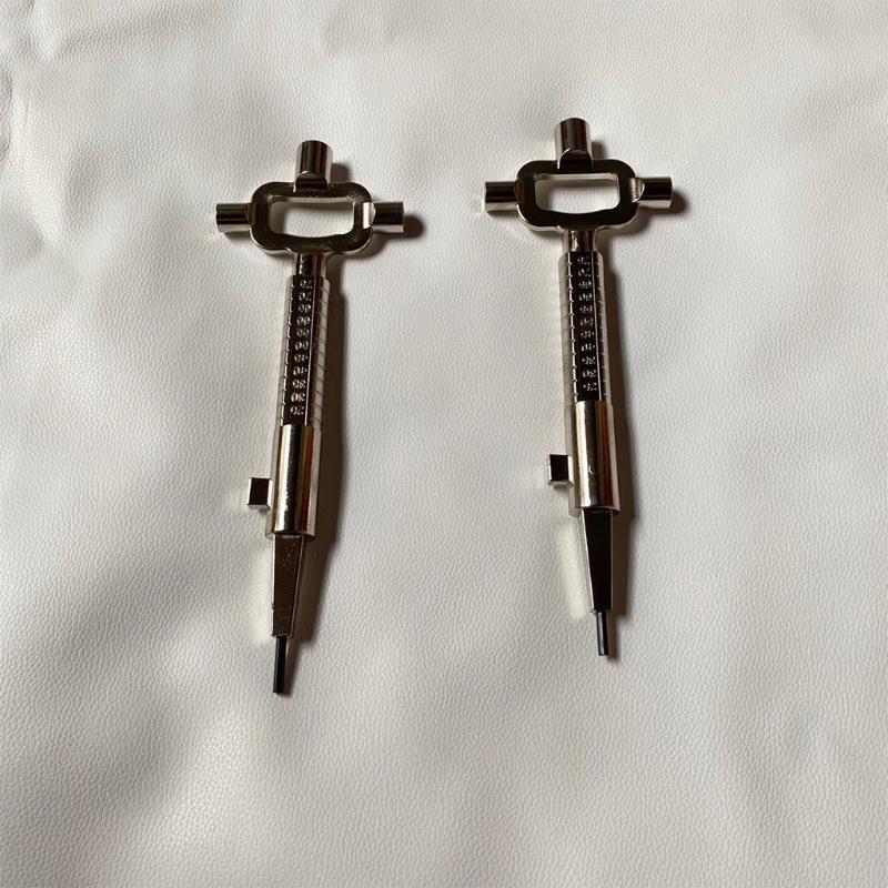 19cm/ 7.5inches Sliver Locksmith Tool Multi Purpose Practical Ideal Cylinder Gauge Cam Turner Spindle Turner