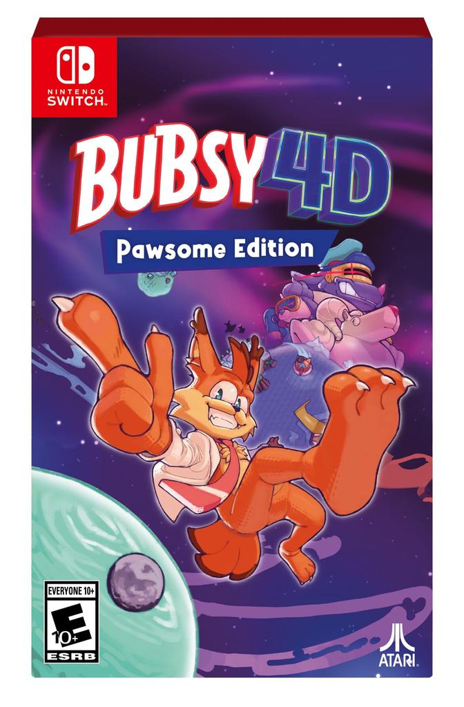 Bubsy 4D Pawsome Edition North Switch - (Import Version America) –