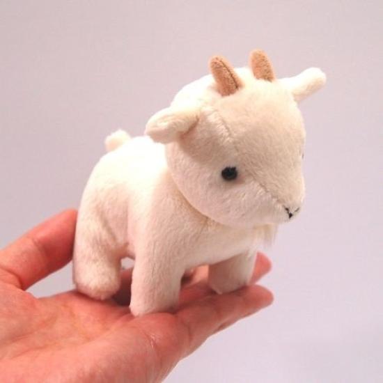 TST ADVANCE Zvířátko Fazolka Koza Plyšová hračka, 9,5 cm, 8540