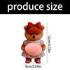 Pack of 2 Multifunctional PVC Delightful Adorable Moggie Squeeze Toys for Stress Relief Decor and Collision Prevention