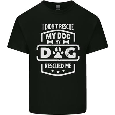 My Dog Rescued Me Funny Unisexs Light Cotton TShirt