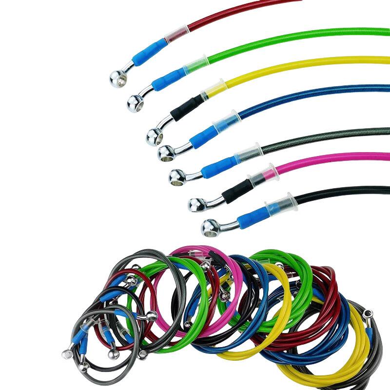 AN3 Motorrad Auto Hydraulischer Bremschlauch Automobil Racing Nylon PTFE Stahlgewebe Kupplung Universell Scheibenbremse Ölleitung 1/8