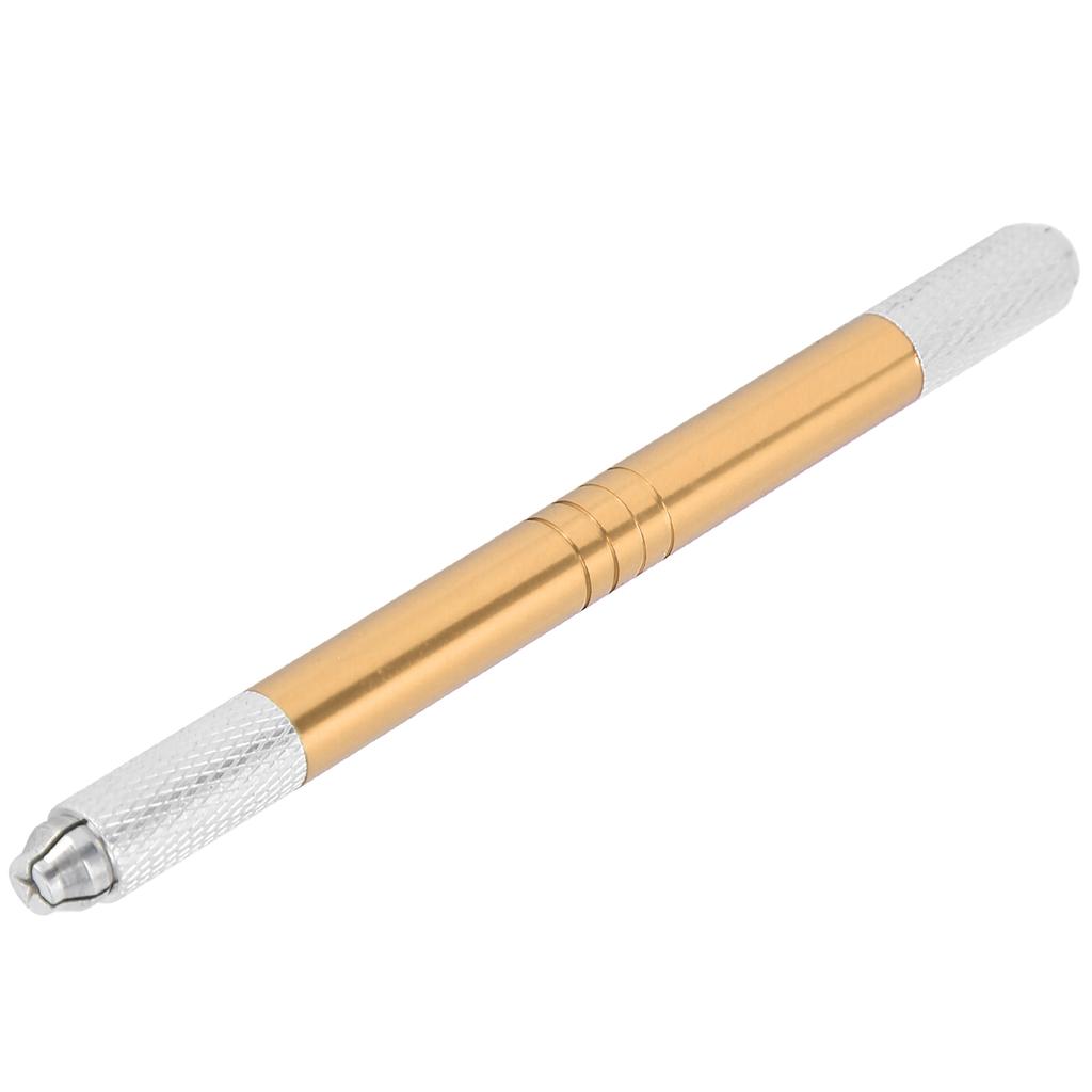 Professional Makeup Microblading Tattoo Pen Manual Eyebrow Lip Tattoo Pen AccessoryGold