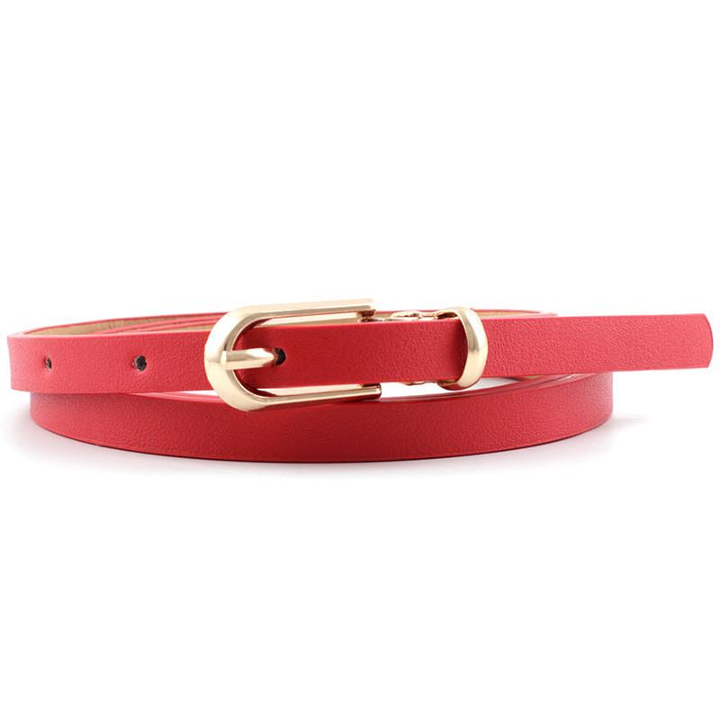 Elegant Fashionable Ladies Faux Leather Waist Belt With Versatile Colors And Slim Style