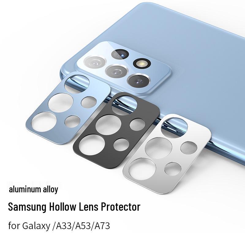 

Samsung A52/A53 Lens Protector: Anti-Scratch Metal Film for A Series 5G Version - A22 [Black] Aluminum Film