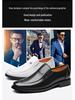 Men's Breathable Genuine Leather Hollow Sandals - Soft Sole, Non-Slip, Perfect for Summer and Business Wear