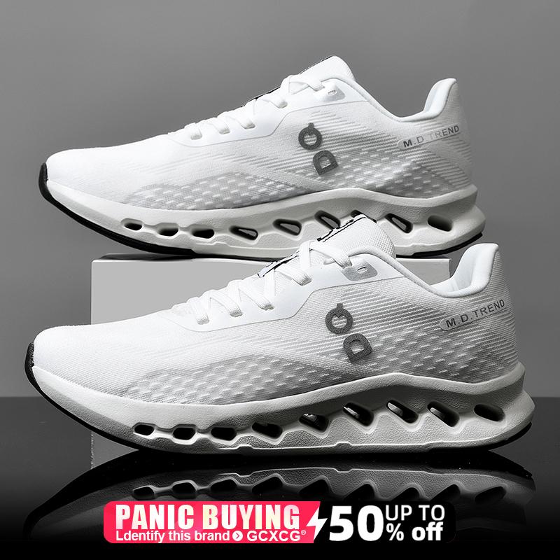 

Кроссовки для бега Специальные мужские спортивные кроссовки для марафона Дышащие Легкие женские кроссовки для отдыха Удобные спортивные нескользящие кроссовки 38 белый