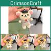 Adorable Plush Bear Keychain For Easygoing Characters Soft And Cuddly Gift Idea