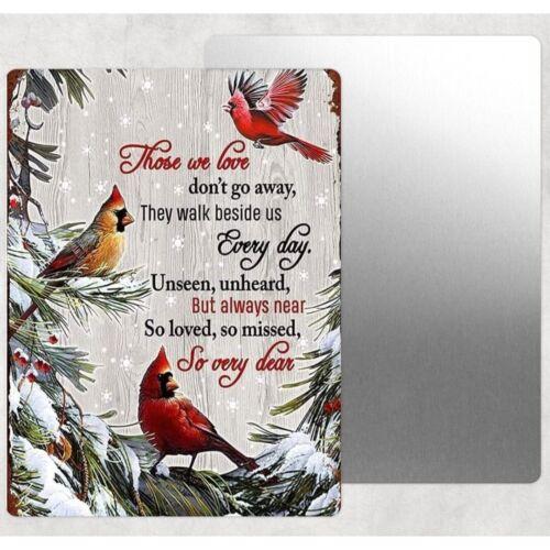 

Cardinal Loved Ones Vintage Retro Tin Sign Door Home Wall Decor MetalAluminumtin sign 20x30cm（7.8x11.8inch）