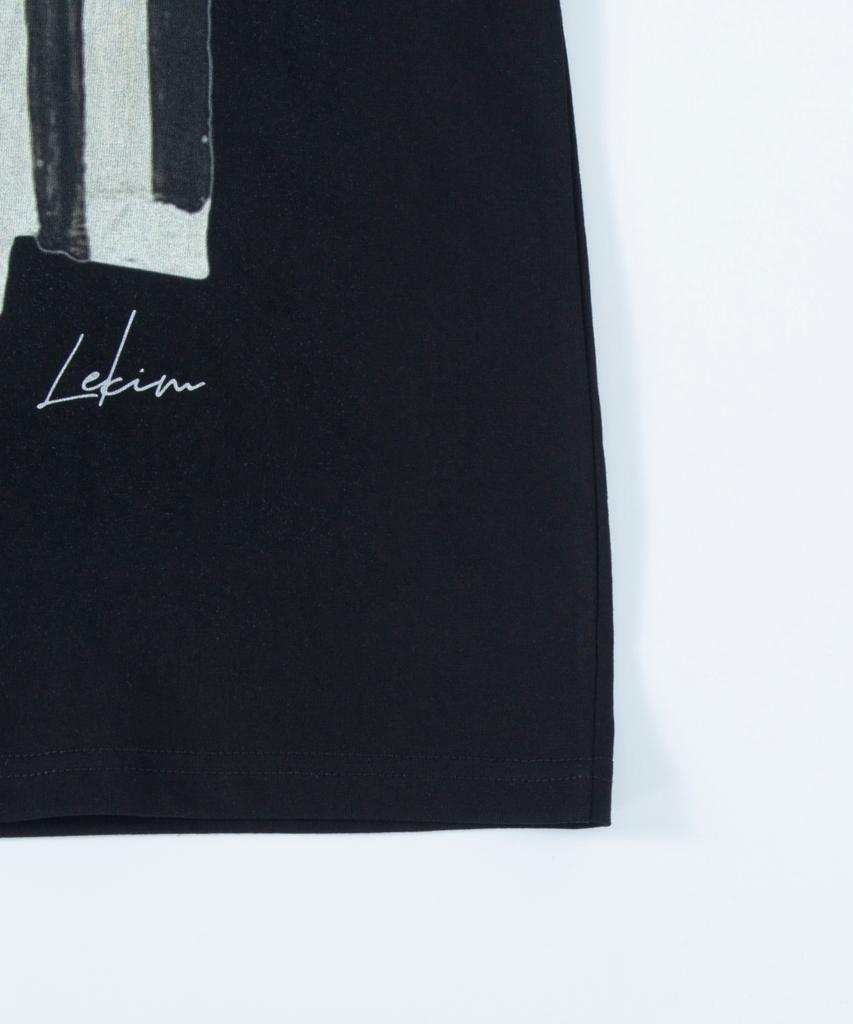Lekim Vintage Flag T-Shirt (Black)
