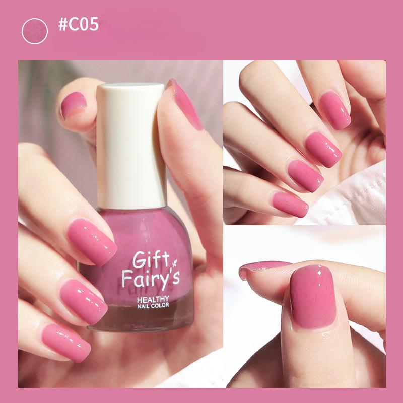 Nail Polish No Baking Long-lasting Water-based Tearable Quick-drying Nail Polish