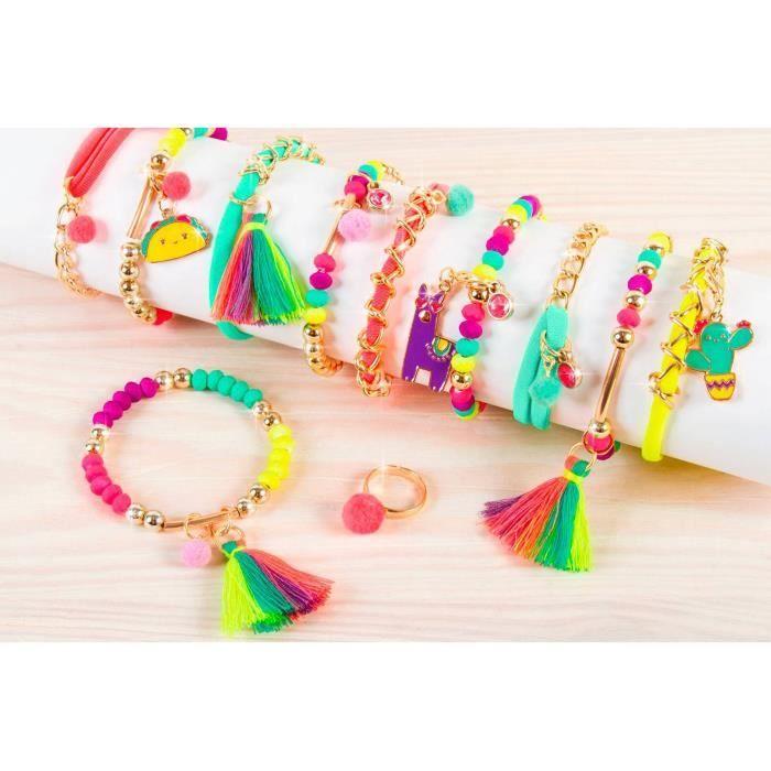 Jeu De Fabrication De Bracelets - Make It Real - Les Filles En Or/néon - 180 Pièces