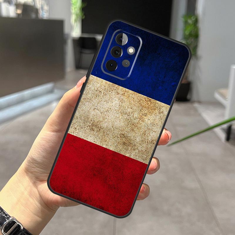 France Flag Case For Samsung Galaxy A32 A12 A22 A52 A35 A26 A16 A05 A55 A15 A54 A34 A14 A56 A36 A13 A53