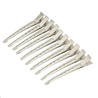 4PCS Partition Hair Clip Spring Hairdressing Tools for Girls Stainless Steel Duckbill Clip Type Styling Accessories