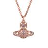 Brand Logo Original Design Brass Necklace Women Necklace Rose-Gold 630203BH-02G111