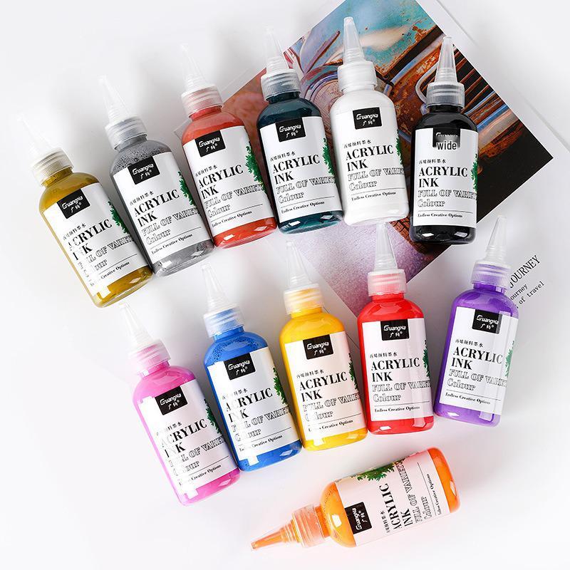 120ml Wasserbasierte Acrylmarker Nachfülltinte für Kinderkunst und Graffiti