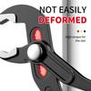 Water Pump Pliers Quick-release Plumbing Pliers Pipe Wrench Adjustable Water Pipe Clamp Pliers Household Hand Tools Multi-functi