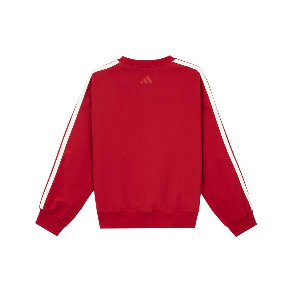 Adidas AW24 Year Of The Snake Limited Edition Casual Sports Series Striped Crew Neck Comfortable Long Sleeve Sweatshirt Women Sweatshirt JZ1663