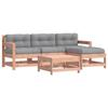 VidaXL Salon de jardin 5 pcs avec coussins bois massif douglas 3185799