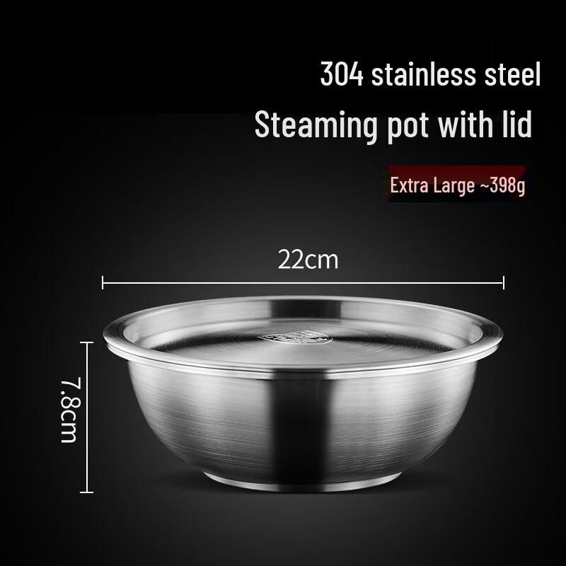 Multipurpose Stainless Steel Bowl with Lid