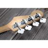 Musiclily open gear type bass 4-in-line tuners, chrome.