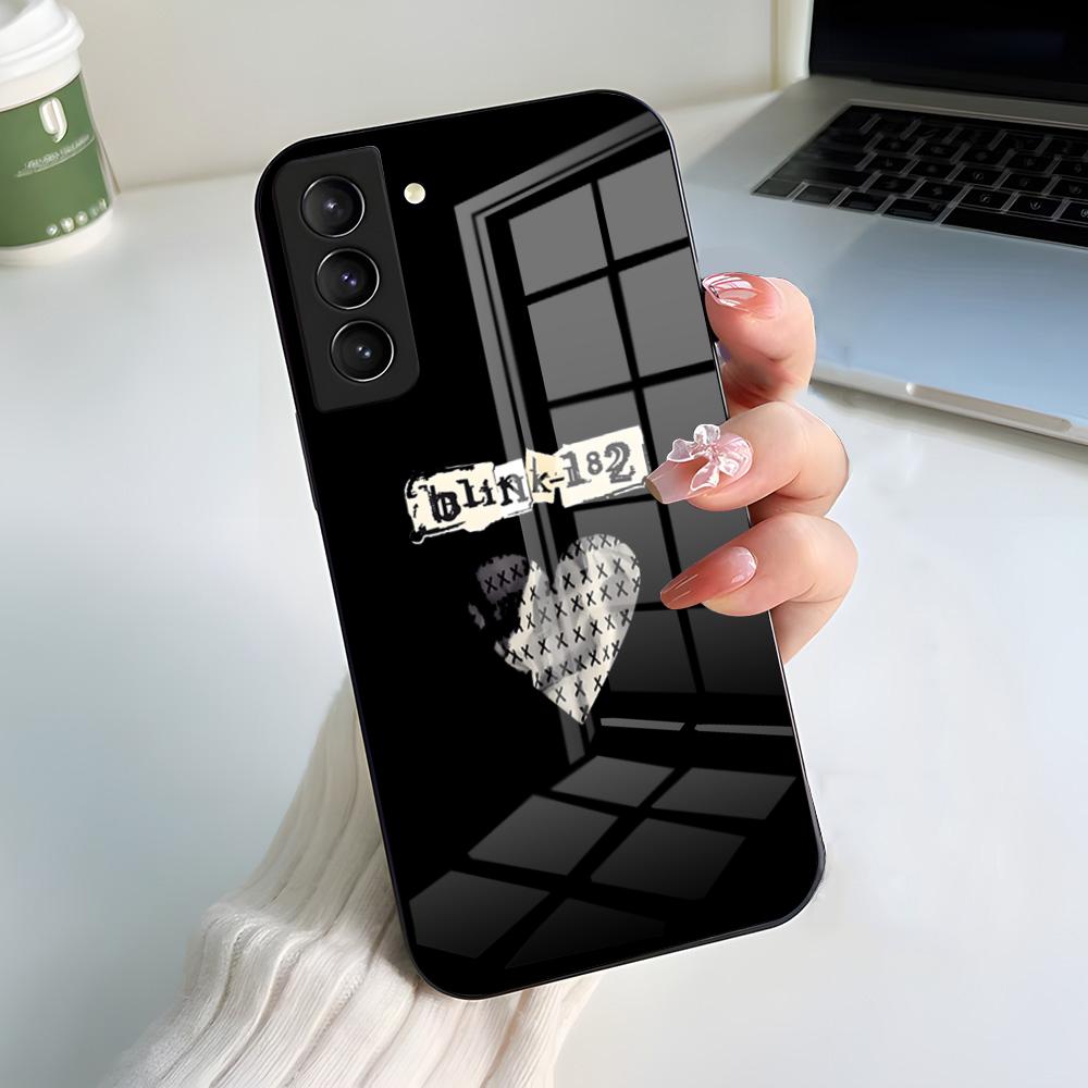 B-Band B-B-BLINK-182 Phone Case For Samsung A56 A36 A26 A16 A15 A25 A35 A55 A14 A34 A24 A54 Glass Case