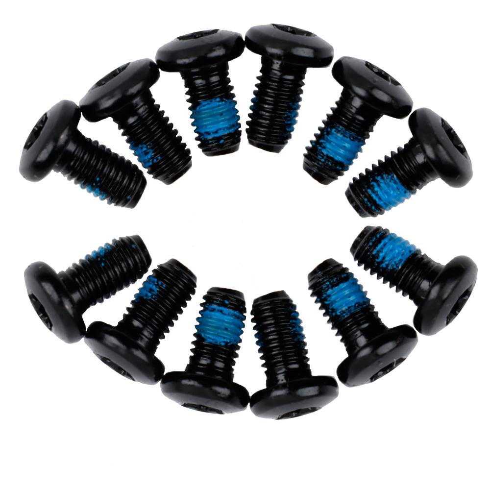 

Велосипедные тормозные диски Anders, винт MTB ротора, винт для горного велосипеда, 12 шт., болты дискового ротора, тормозные болты T25 M5x10 мм, крепления для езды на велосипеде 12 pcs Black