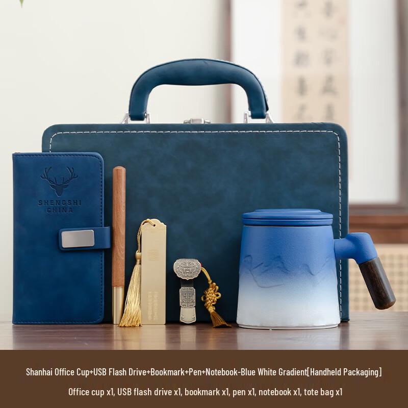 

Набор офисных чайных чашек Керамика Сюньи: Горы и Моря