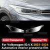 For Volkswagen ID.4 X 2021-2024 Car Interior Center Console Screen Protective Film Anti-scratch Repair Film Sticker Accessories