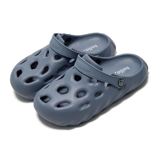 2024 Nouvelles Sandales à Plateforme d'Été pour Femmes, Pantoufles de Couple, Chaussures de Mode Creuses et Respirantes, Pantoufles d'Intérieur pour Femmes