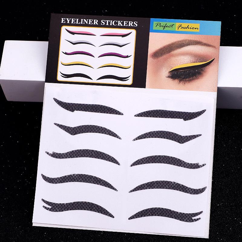 11 Bestselgende Selvklebende Katteøye- og Doble Øyelokk Eyeliner- og Øyenskyggeklistremerker