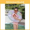 Stocked Inflatable Swim Ring For Adults With Thickened Pvc Material Cartoon Design